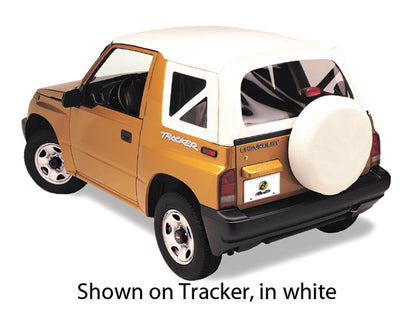 Replace-A-Top For OEM - '88-94 Samurai (Black Denim; Clear Windows; No Door Skins Included)