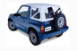 Replace-A-Top For OEM - '89-94 Tracker/Sidekick (White Denim; Clear Windows; No Door Skins Included)