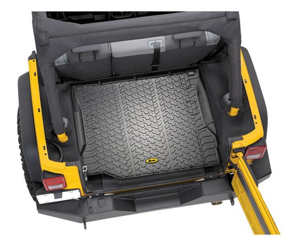 Cargo Liner - Jeep '07-10 Wrangler JK; Rear (Black)