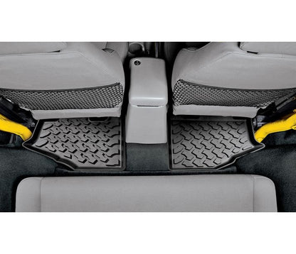 Floor Mats - Jeep '97-06 Wrangler TJ; Rear (Black)