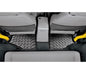 Floor Mats - Jeep '97-06 Wrangler TJ; Rear (Black)