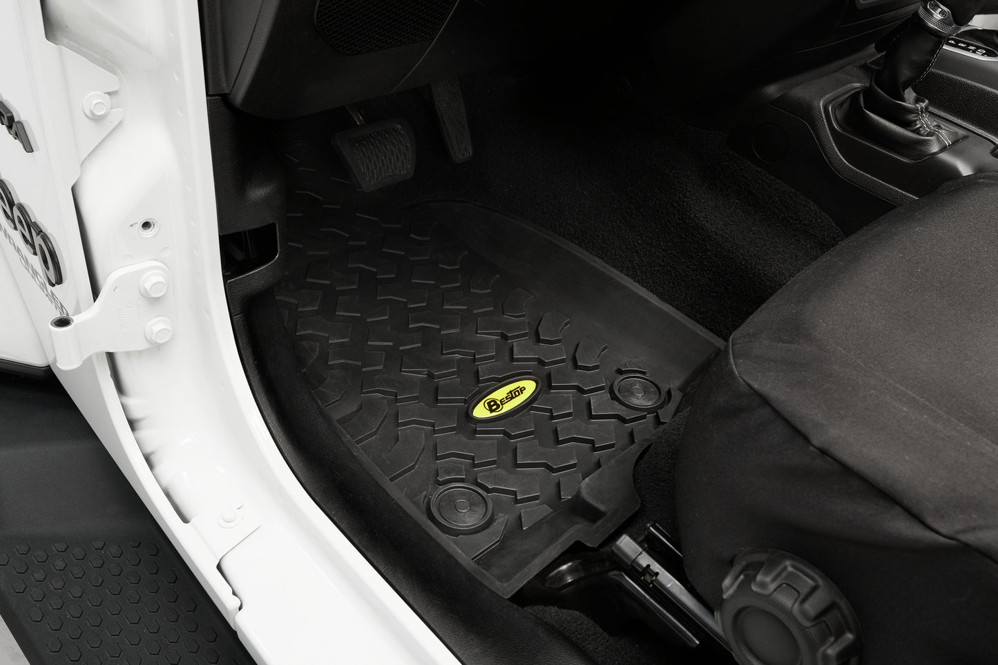 Floor Mats - Jeep '20-26 Gladiator / '18-26 Wrangler JL; Front (Black)