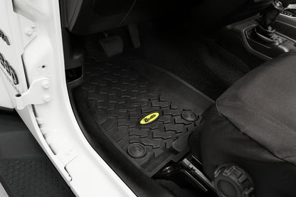 Floor Mats - Jeep '20-26 Gladiator / '18-26 Wrangler JL; Front (Black)