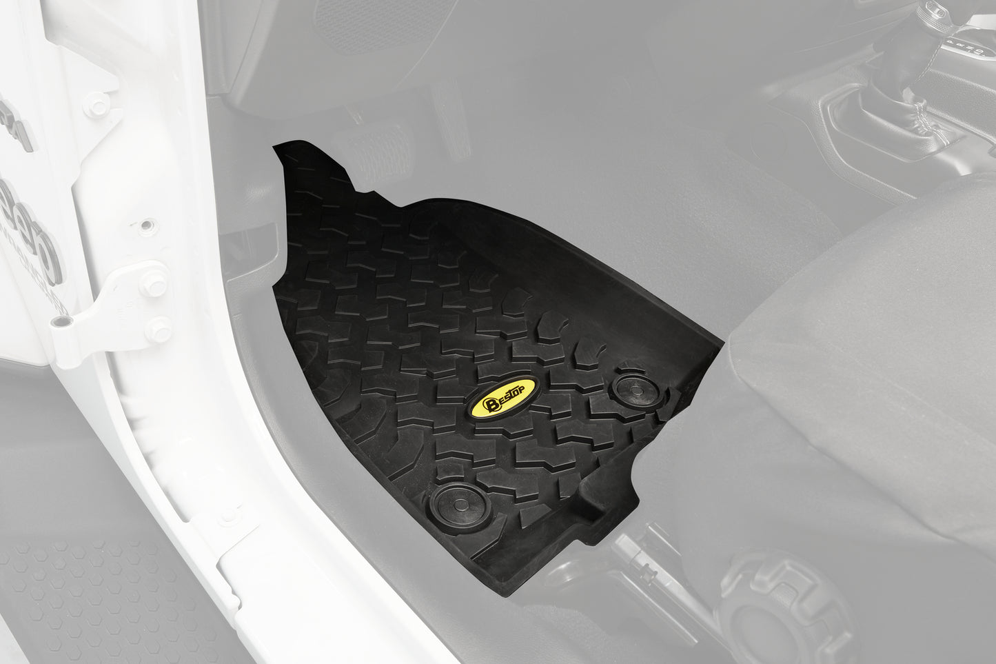 Floor Mats - Jeep '20-26 Gladiator / '18-26 Wrangler JL; Front (Black)