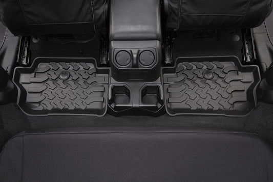 Floor Mats - Jeep '18-26 Wrangler JL 2-Door; Rear (Black)