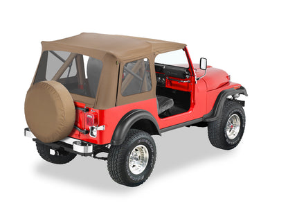 Supertop Classic - Jeep '76-86 CJ7 / '87-95 Wrangler YJ (Spice; Clear Windows)