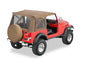 Supertop Classic - Jeep '76-86 CJ7 / '87-95 Wrangler YJ (Spice; Clear Windows)