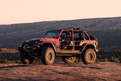 Element Doors - Jeep '20-26 Gladiator / '18-26 Wrangler JL (Front; Matte Black)