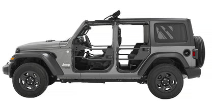 Element Doors - Jeep '20-26 Gladiator / '18-26 Wrangler JL 4-Door (Rear; Matte Black)