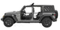 Element Doors - Jeep '20-26 Gladiator / '18-26 Wrangler JL 4-Door (Rear; Matte Black)