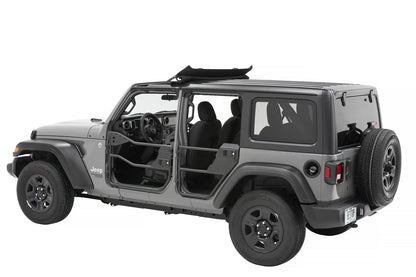 Element Doors - Jeep '20-26 Gladiator / '18-26 Wrangler JL 4-Door (Rear; Matte Black)