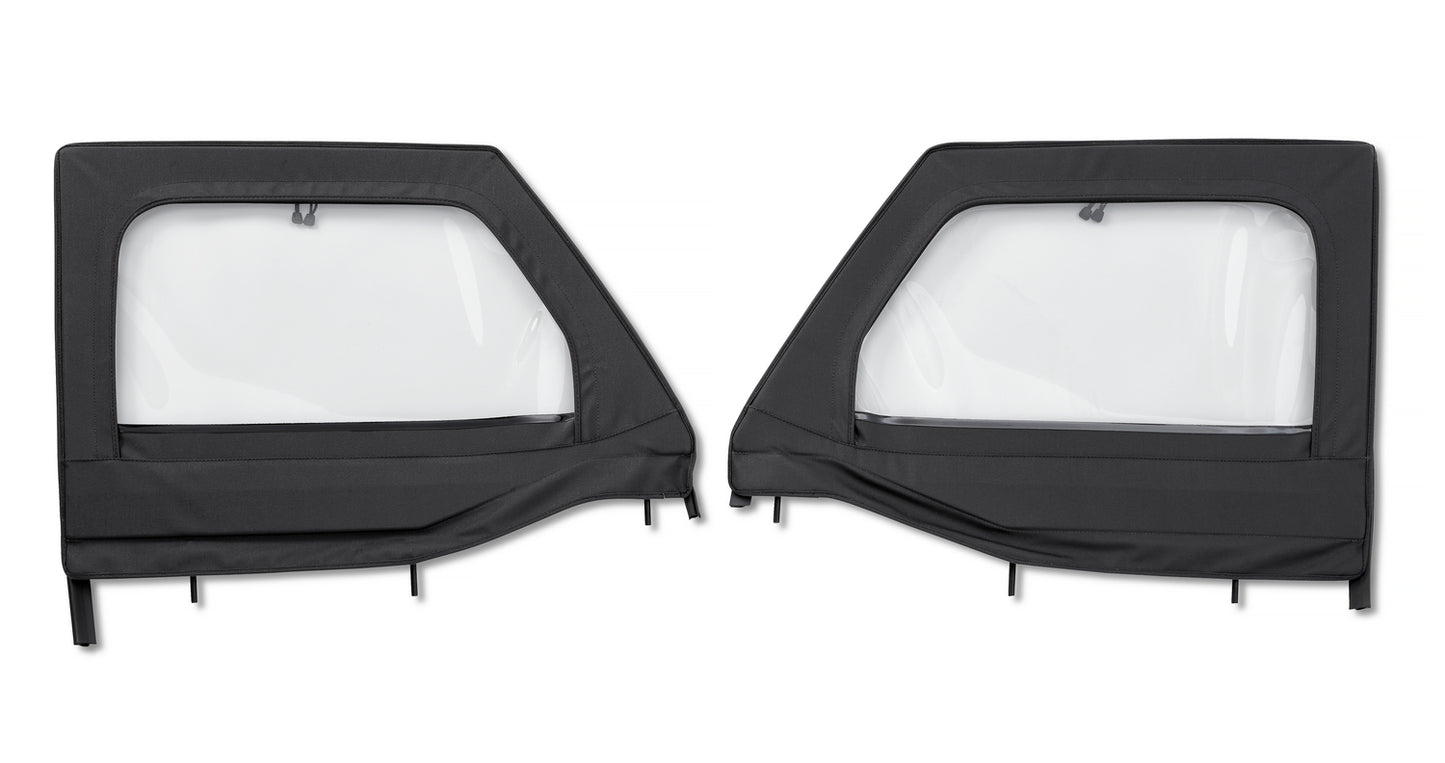 Element Upper Doors - Jeep '20-26 Gladiator / '18-26 Wrangler JL (Front; Black Diamond)