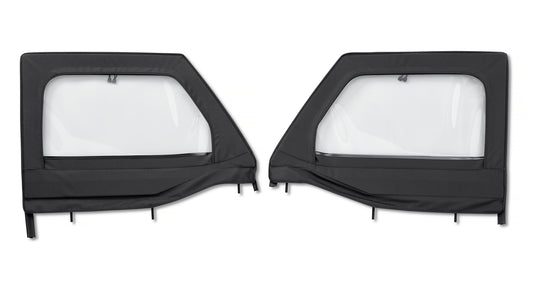 Element Upper Doors - Jeep '20-26 Gladiator / '18-26 Wrangler JL (Front; Black Diamond)