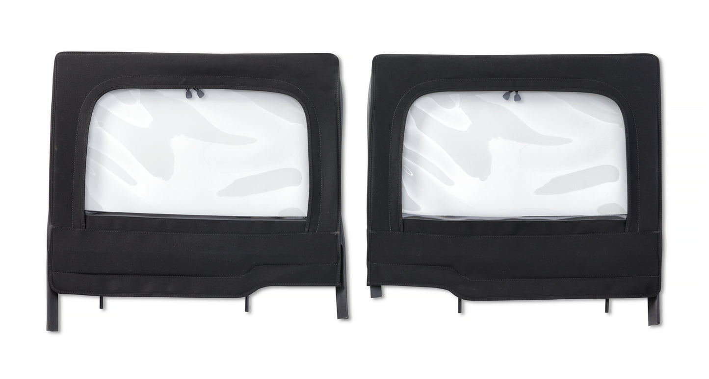 Element Upper Doors - Jeep '20-26 Gladiator / '18-26 Wrangler JL 4-Door (Rear; Black Twill)