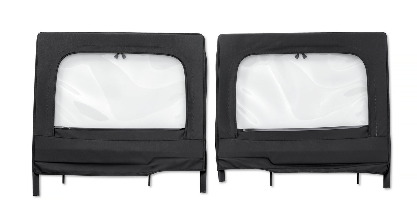 Element Upper Doors - Jeep '20-26 Gladiator / '18-26 Wrangler JL 4-Door (Rear; Black Diamond)