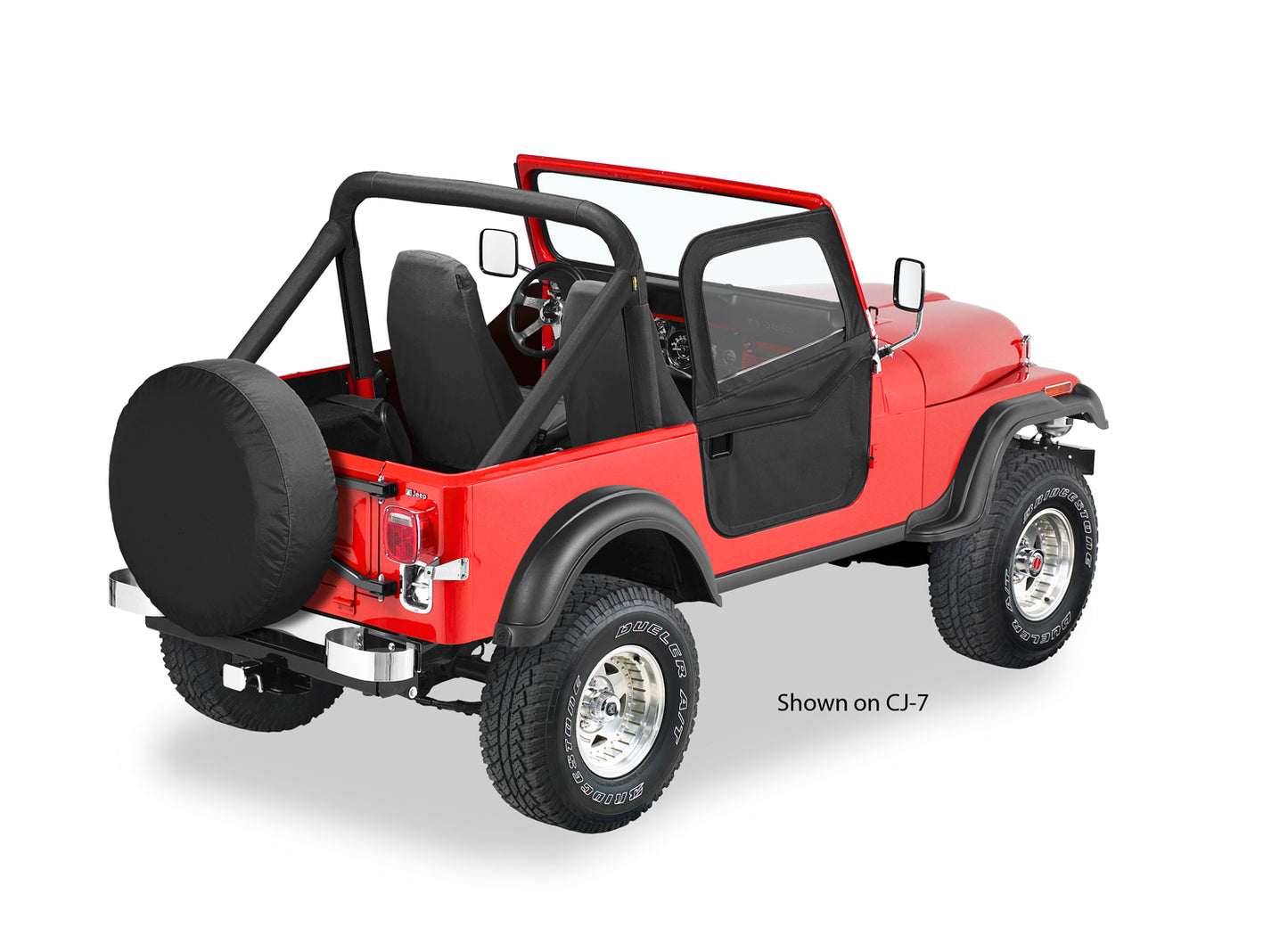 Full Fabric Doors - '64-84 Land Cruiser (Black Denim)