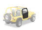 Full Fabric Doors - Jeep '80-86 CJ7 / '87-95 Wrangler YJ (Black Denim)