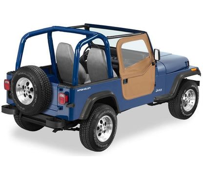 Full Fabric Doors - Jeep '80-86 CJ7 / '87-95 Wrangler YJ (Spice)