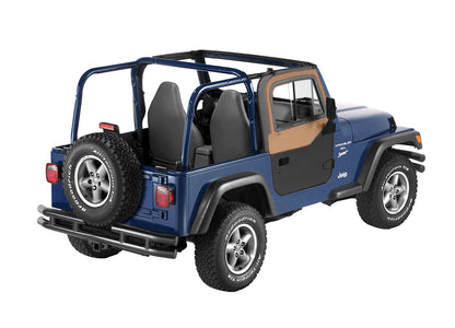 Upper Door Sliders - Jeep '97-06 Wrangler TJ (Spice; Dual Sliding Window)