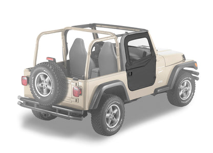 Full Fabric Doors - Jeep '97-06 Wrangler TJ (Black Diamond)
