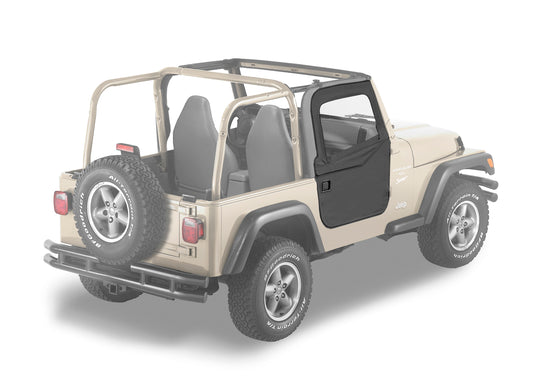 Full Fabric Doors - Jeep '97-06 Wrangler TJ (Black Diamond)