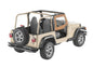 Upper Fabric Doors - Jeep '97-06 Wrangler TJ (Spice)