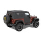 Full Fabric Doors - Jeep '07-18 Wrangler JK; (Front Doors; Black Twill)