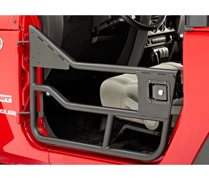 Element Doors - Jeep '07-18 Wrangler JK (Front Doors; Matte Black)