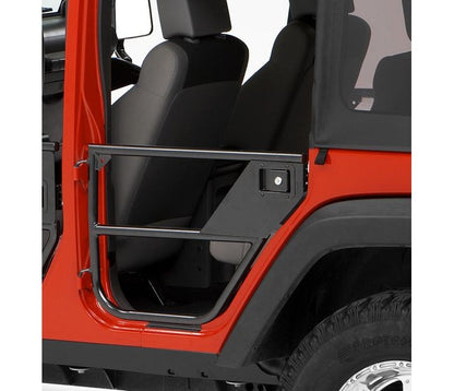 Element Doors - Jeep '07-18 Wrangler JK 4-Door (Rear Doors; Matte Black)