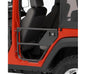 Element Doors - Jeep '07-18 Wrangler JK 4-Door (Rear Doors; Matte Black)