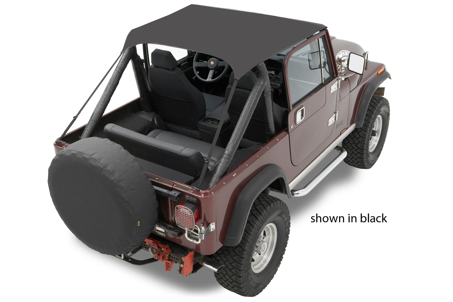Traditional Bikini - Jeep '76-86 CJ7 / '81-85 Scrambler CJ8 / '87-91 Wrangler YJ (Tan)