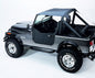 Traditional Bikini - Jeep '76-86 CJ7 / '81-85 Scrambler CJ8 / '87-91 Wrangler YJ (Charcoal / Gray)