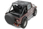 Traditional Bikini - Jeep '76-86 CJ7 / '81-85 Scrambler CJ8 / '87-91 Wrangler YJ (Mesh)