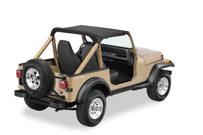 Strapless Targa Bikini - Jeep '92-95 Wrangler YJ (Black Denim)