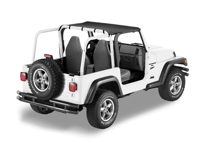 Header Targa Bikini - Jeep '97-02 Wrangler TJ (Black Denim)