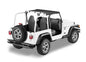 Header Targa Bikini - Jeep '97-02 Wrangler TJ (Black Denim)