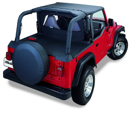 Header Targa Bikini - Jeep '03-06 Wrangler TJ (Black Diamond)