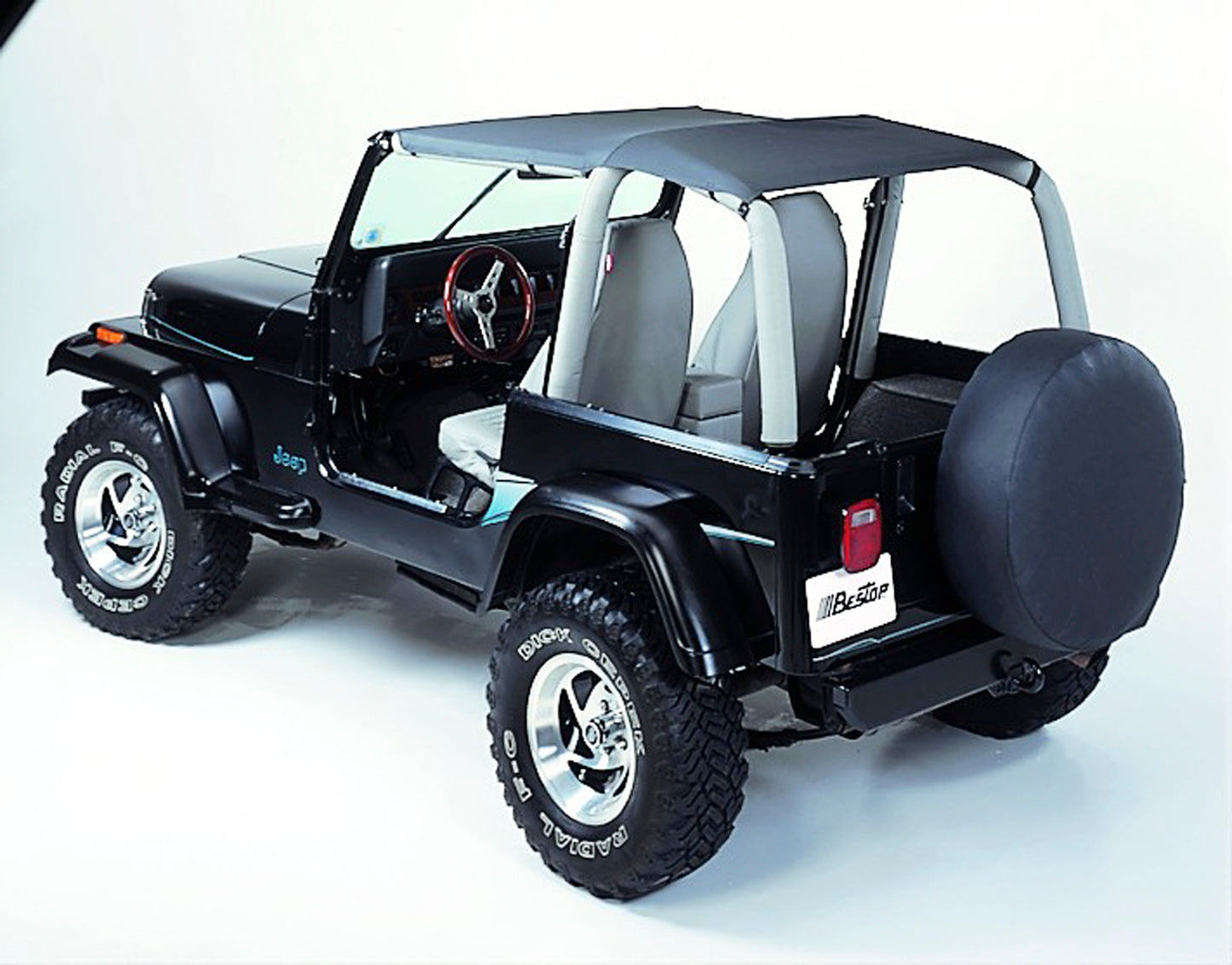 Strapless Safari Bikini - Jeep '92-95 Wrangler YJ (Black Denim)