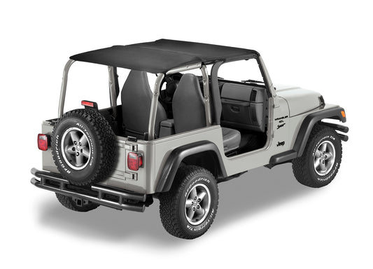 Header Safari Bikini - Jeep '97-02 Wrangler TJ (Black Denim)