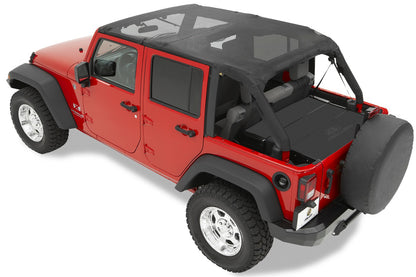 Header Safari Bikini - Jeep '07-09 Wrangler JK 4-Door (Mesh)
