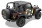Header Targa Bikini - Jeep '10-18 Wrangler JK 2-Door (Black Diamond)