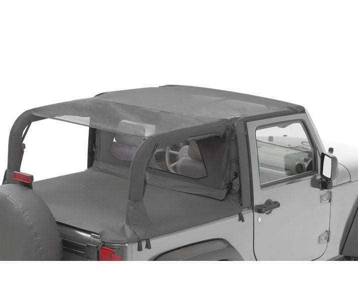 Header Safari Cable Style Bikini - Jeep '10-18 Wrangler JK 2-Door (Mesh)