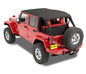 Header Safari Cable Style Bikini - Jeep '10-18 Wrangler JK 4-Door (Black Diamond)