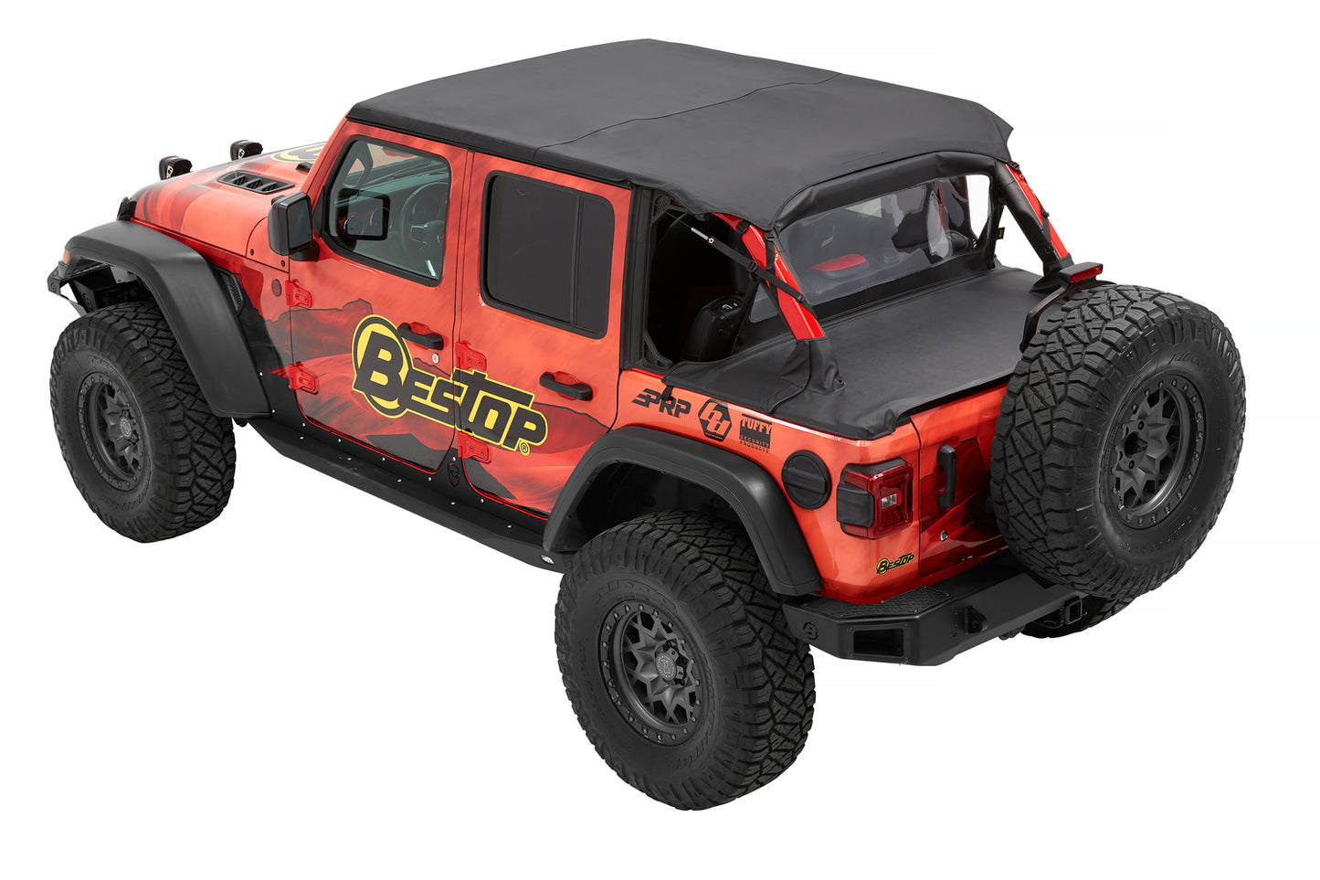 Header Safari Cable Style Bikini - Jeep '18-26 Wrangler JL 4-Door (Black Diamond)