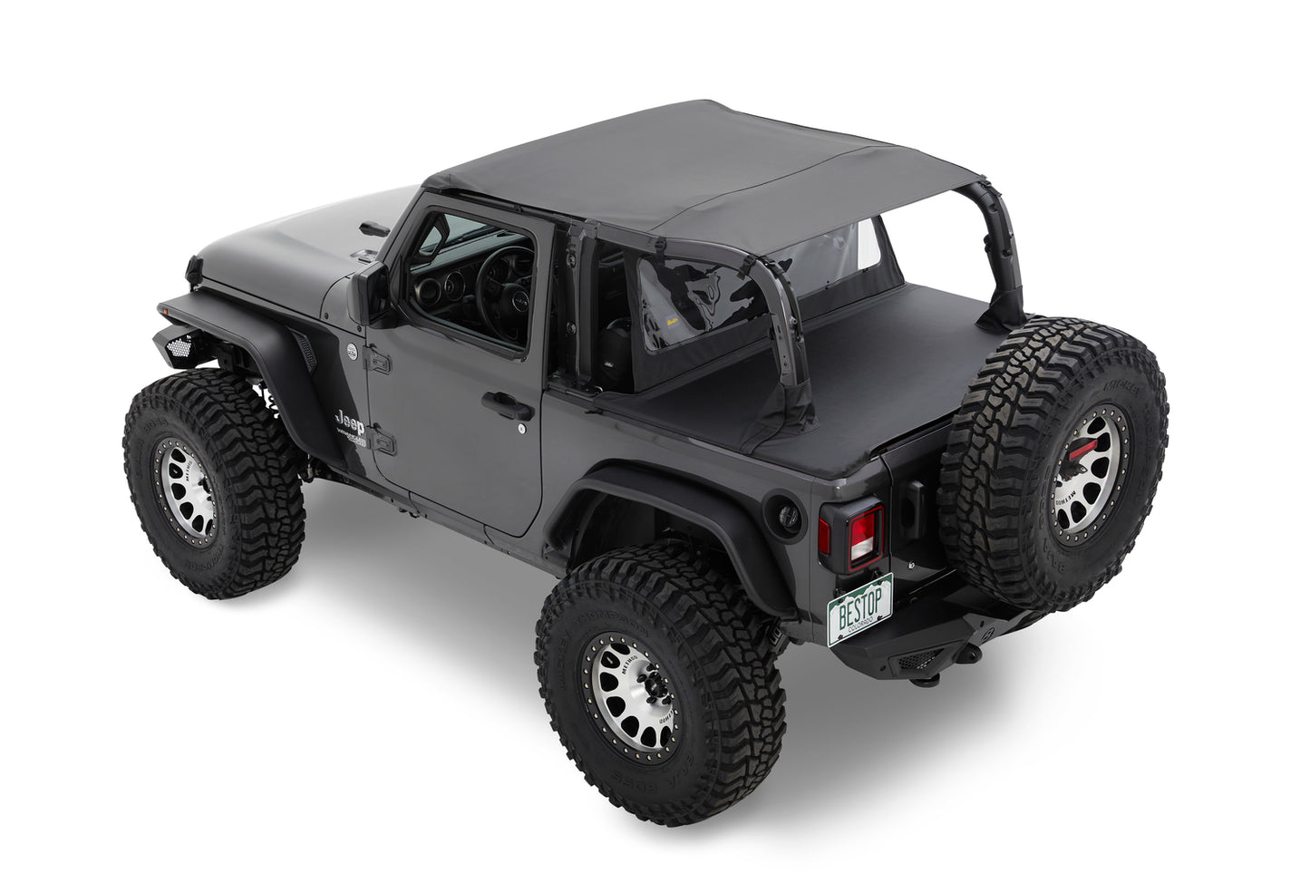 Header Safari Bikini - Jeep '18-2023 Wrangler JL 2-Door (Black Diamond)