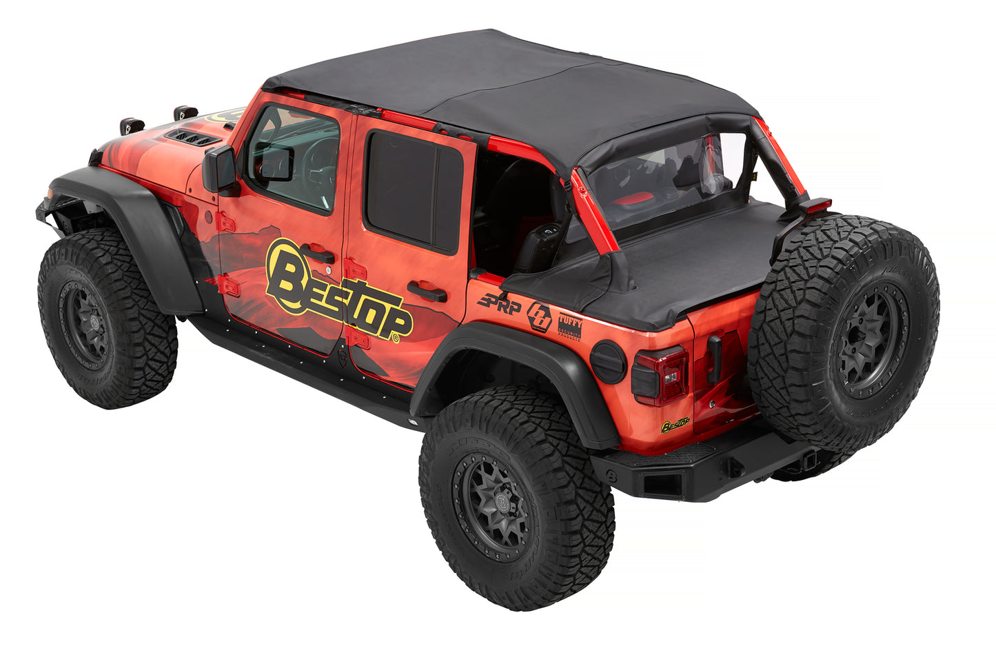 Header Safari Bikini - Jeep '18-2023 Wrangler JL 4-Door (Black Diamond)