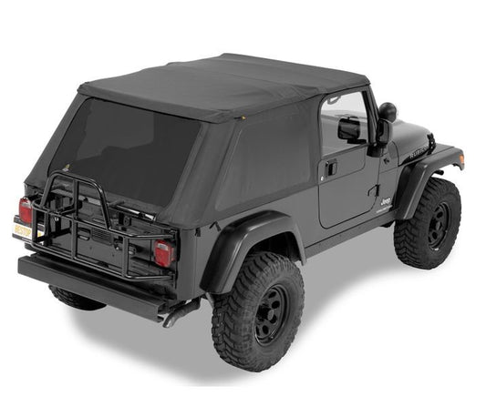 Replace-A-Top For Trektop - Jeep '04-06 Wrangler TJ Unlimited (Black Diamond; Tinted Windows; No Door Skins Included)