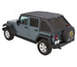 Replace-A-Top For Trektop - Jeep '07-18 Wrangler JK 4-Door (Black Diamond; Tinted Windows; No Door Skins Included)
