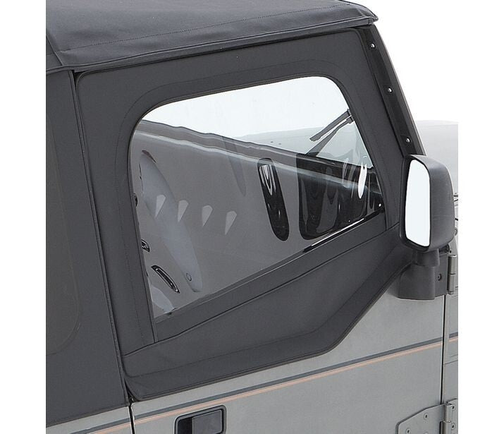 Fabric Door Skins - Jeep '88-95 Wrangler YJ (Black Denim)