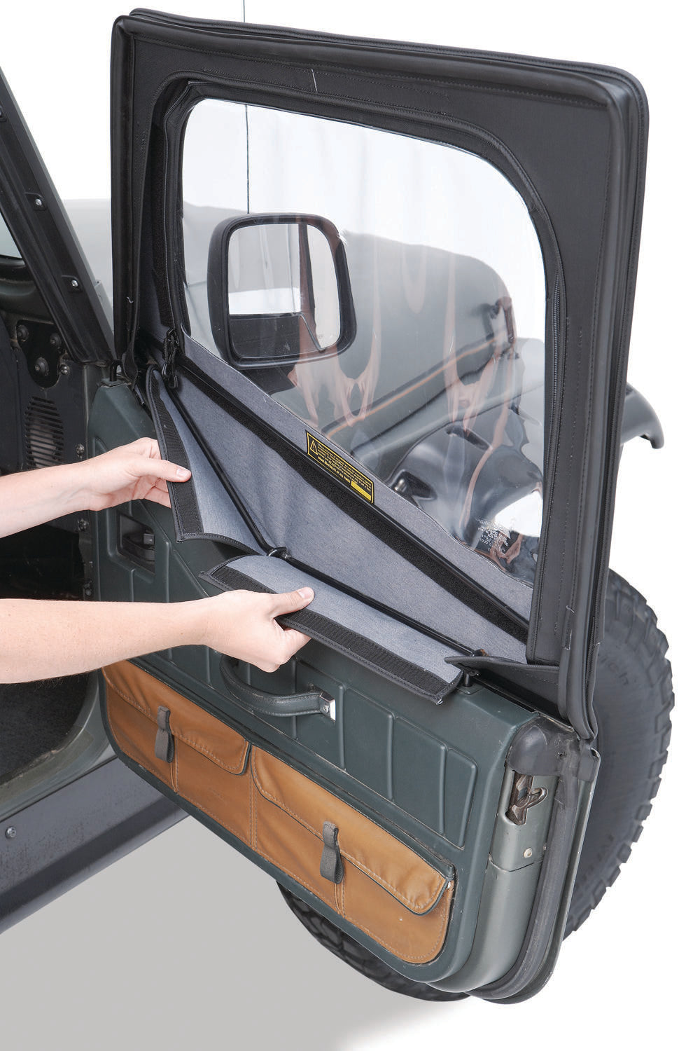 Fabric Door Skins - Jeep '88-95 Wrangler YJ (Spice)
